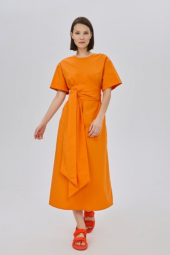 Платье-трансформер оранжевого цвета