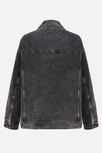 Куртка джинсовая серого цвета