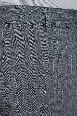 Зауженный брюки серого цвета в полоску C