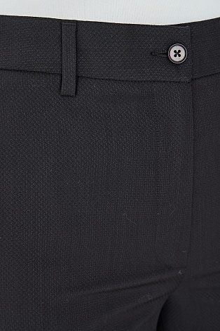 Прямые брюки черного цвета M